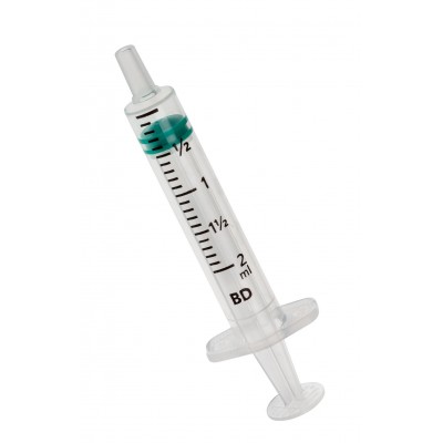 2ml - Emerald Luer Slip Syringe